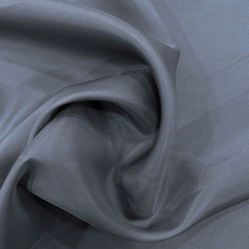 Dark blue 100% silk pongee fabric