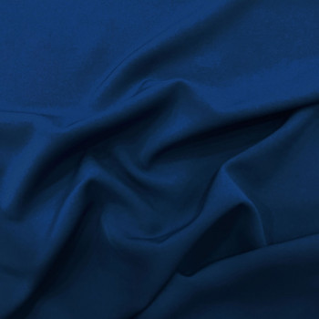 Blue silk acetate crepe de Chine fabric