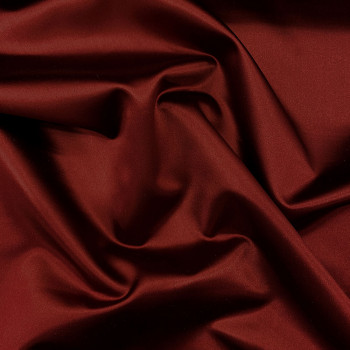 Burgundy silk duchess satin fabric