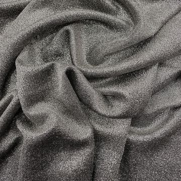 Silver silk lamé fabric