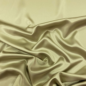 Sage green satin fabric 100% silk