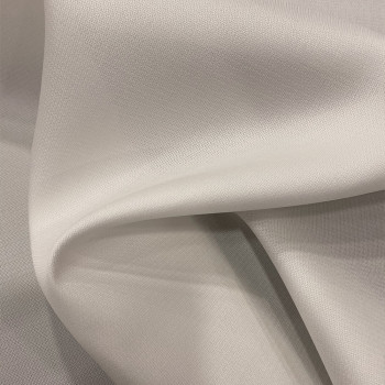 Off-white 100% silk gazar fabric