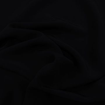 Dark blue 100% silk crepe fabric