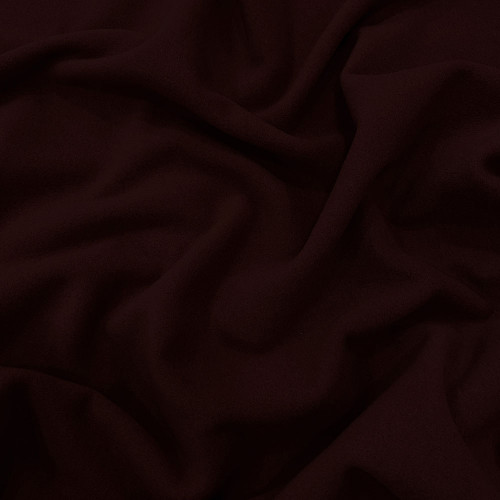 Tissu laine cachemire bordeaux foncé