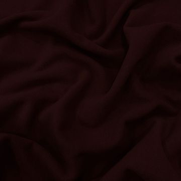 Tissu laine cachemire bordeaux foncé