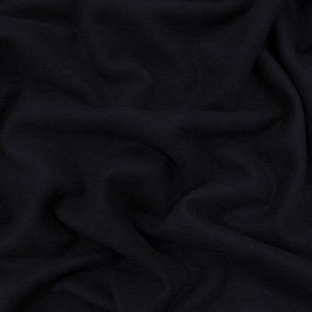 Navy blue wool cashmere fabric