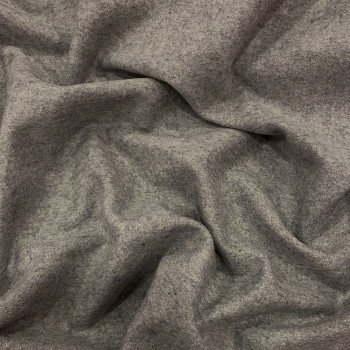 Tissu laine cachemire gris clair
