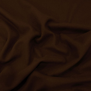 Brown wool cashmere fabric
