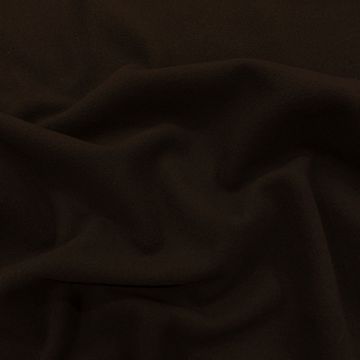 Tissu laine cachemire marron chocolat