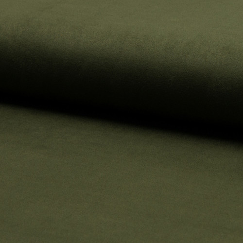 Suede fabric khahki green (1.5 meters)