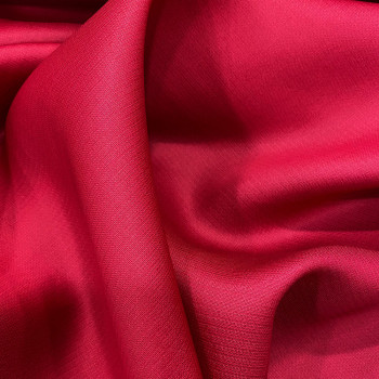 Raspberry 100% silk gazar fabric
