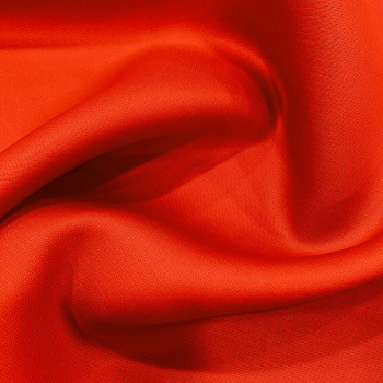 Sour orange 100% silk gazar fabric
