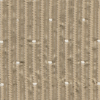 Beige jacquard fabric fantasy lurex threads