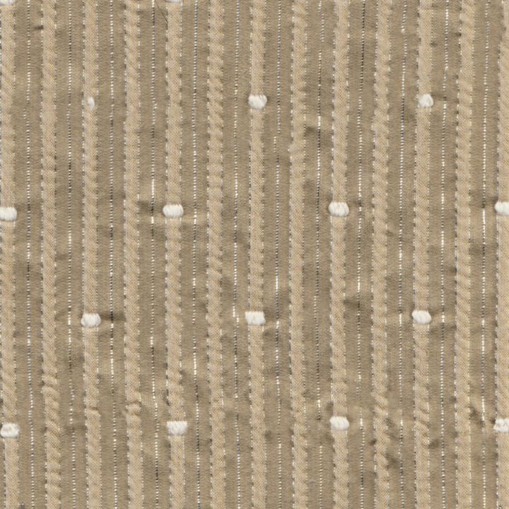 Beige jacquard fabric fantasy lurex threads