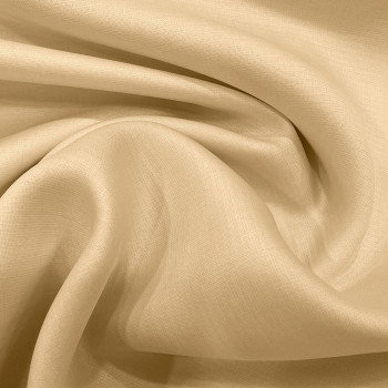 Off-white 100% silk gazar fabric