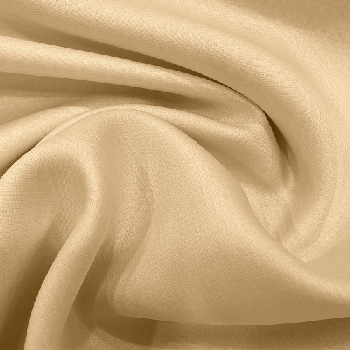Tissu gazar 100% soie blanc écru
