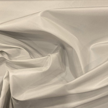 Ivory white silk faille fabric