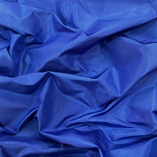Tissu taffetas 100% soie bleu royal
