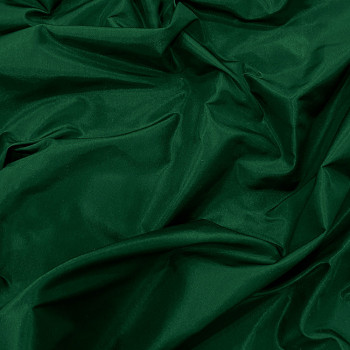 Dark green 100% silk taffeta fabric