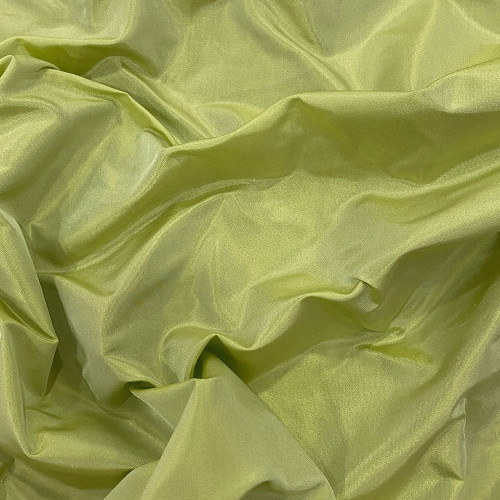 Anise green 100% silk taffeta fabric