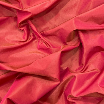 Changing hot pink 100% silk taffeta fabric
