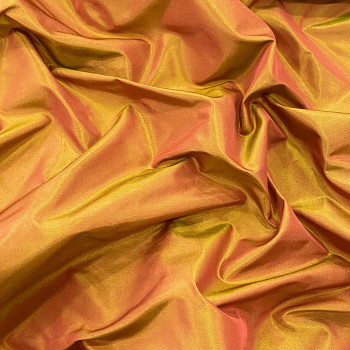Changing khaki brown 100% silk taffeta fabric