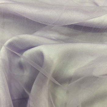 Tissu tulle illusion violet lilas