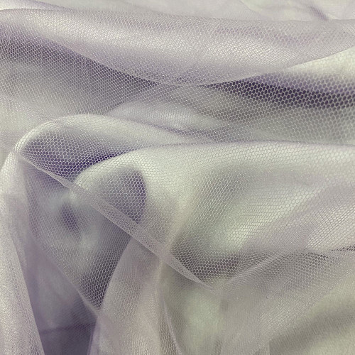 Lilac purple illusion tulle fabric