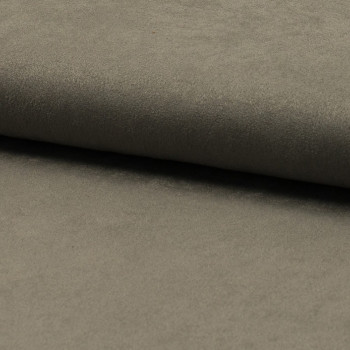 Suede fabric taupe beige (2.90 meters)