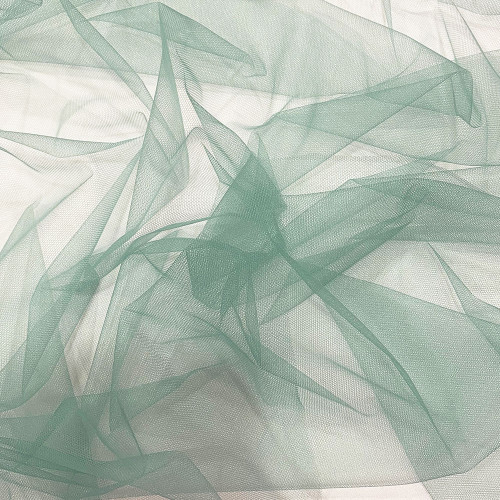 Tissu tulle illusion vert aqua