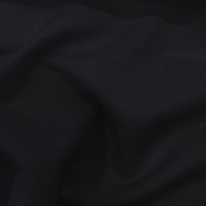 Dark midnight blue kid mohair and wool fabric