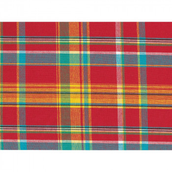 100% cotton madras fabric