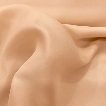 Light nude 100% silk gazar fabric