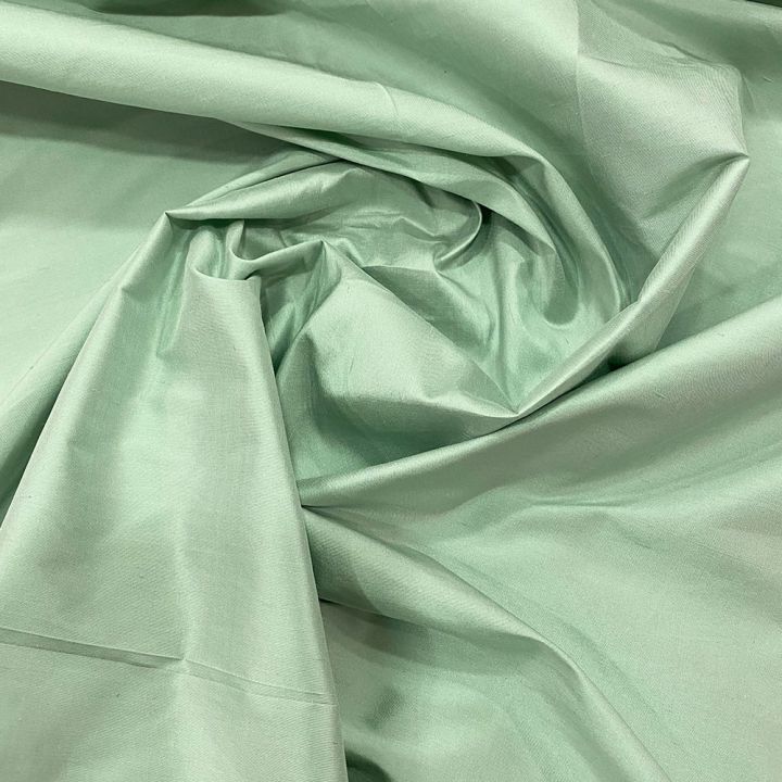 Nile green 100% silk taffeta fabric