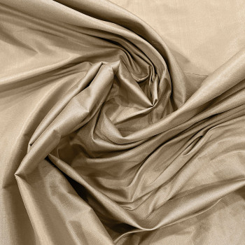 Light beige 100% silk taffeta fabric