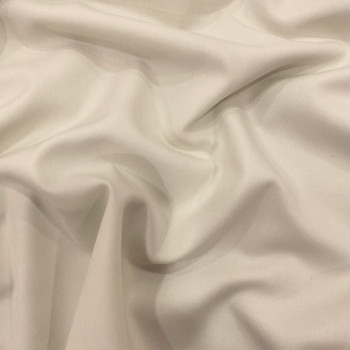 Tissu laine cachemire Super 130 blanc cassé