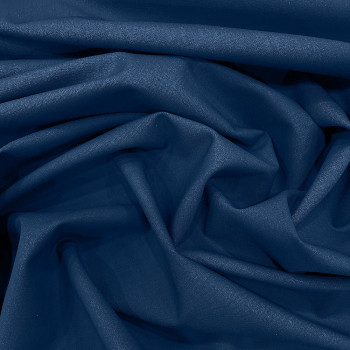 Ink blue stretch woolen cloth fabric