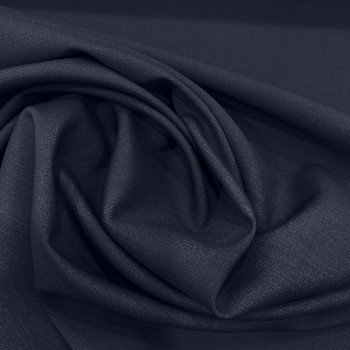 Midnight blue kid mohair and wool fabric