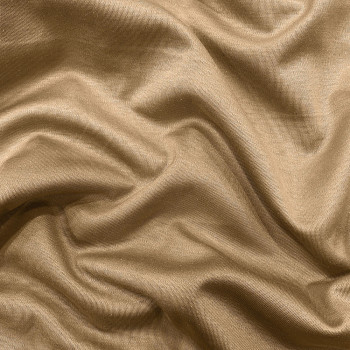100% silk beige jersey fabric