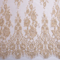 Calais lace laminette pink gold (0.90 meters)