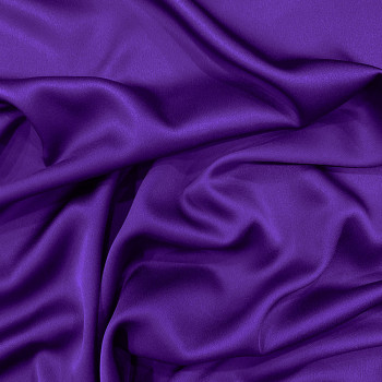 Magenta purple satin-back cady crepe fabric