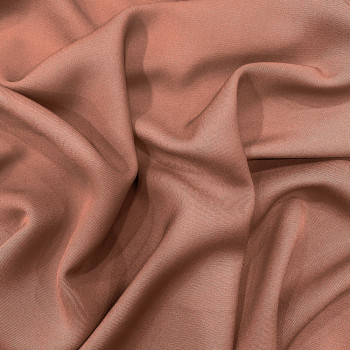 Powder beige 100% silk crepe fabric