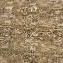 Beige and gold threads woven and iridescent fabric
