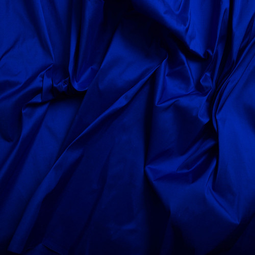 Silk doupion 100% silk royal blue fabric