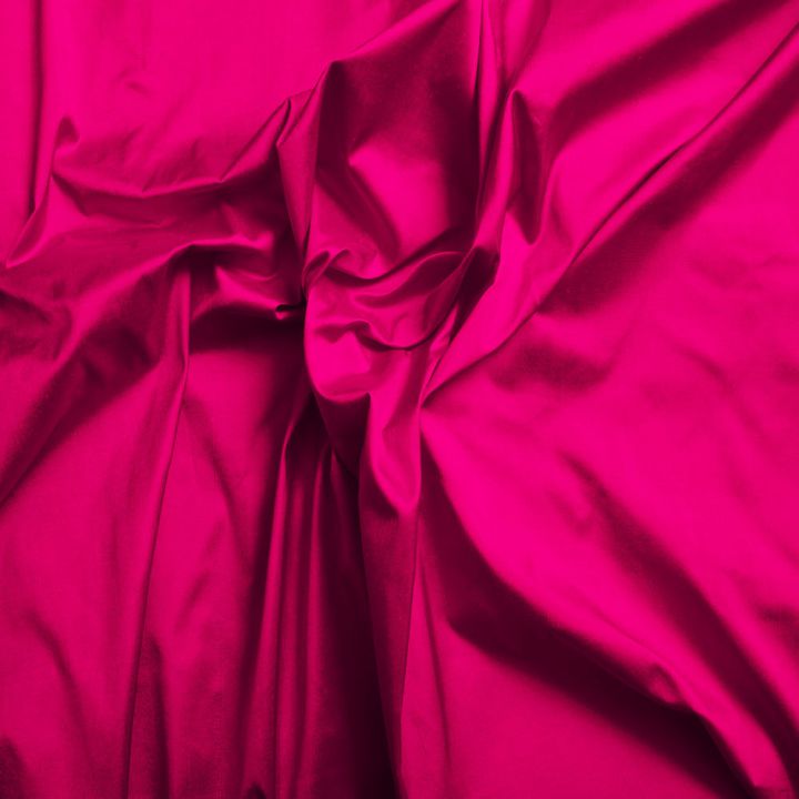 Silk dupion 100% silk fuchsia fabric