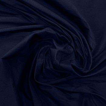 Silk doupion 100% silk ink blue fabric