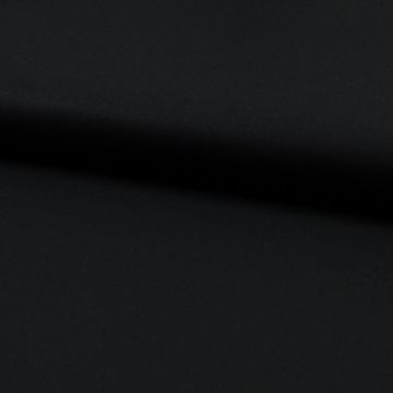 100% organic cotton poplin fabric black (2.60 meters)