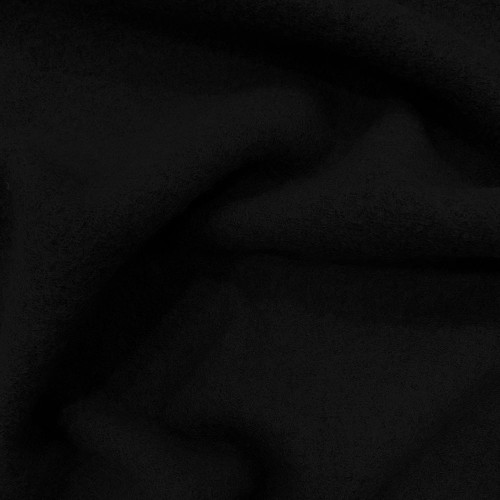 Boiled wool 100% wool black fabric