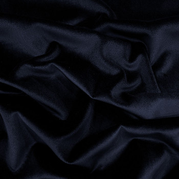 Tissu velours 100% coton bleu marine