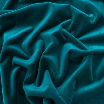 Tissu velours 100% coton vert canard